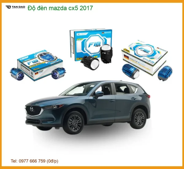 Độ Đèn Bi LED Tăng Sáng Mazda CX5 2017 - Địa Chỉ Lắp Đặt Uy Tín TPHCM