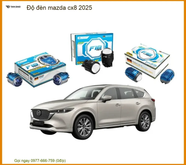 Độ Đèn Bi LED Mazda CX8 2025 - Địa Chỉ Lắp Đặt Uy Tín TPHCM