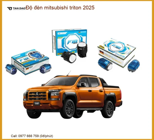 Độ Đèn Mitsubishi Triton 2025 - Trung Tâm Nâng Cấp Đèn Uy Tín TPHCM