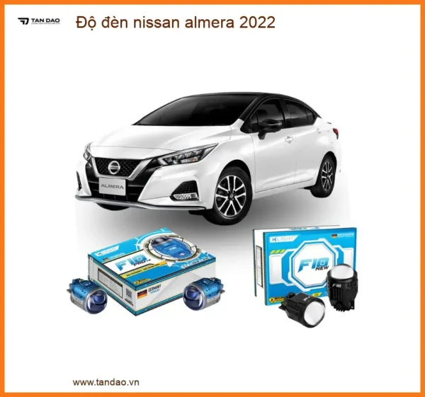 Độ Đèn Nissan Almera 2022 - Trung Tâm Nâng Cấp Cao Cấp TPHCM