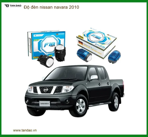 Độ đèn Nissan Navara 2010 - Địa Chỉ Lắp Đặt Nâng Cấp Chính Hãng TPHCM
