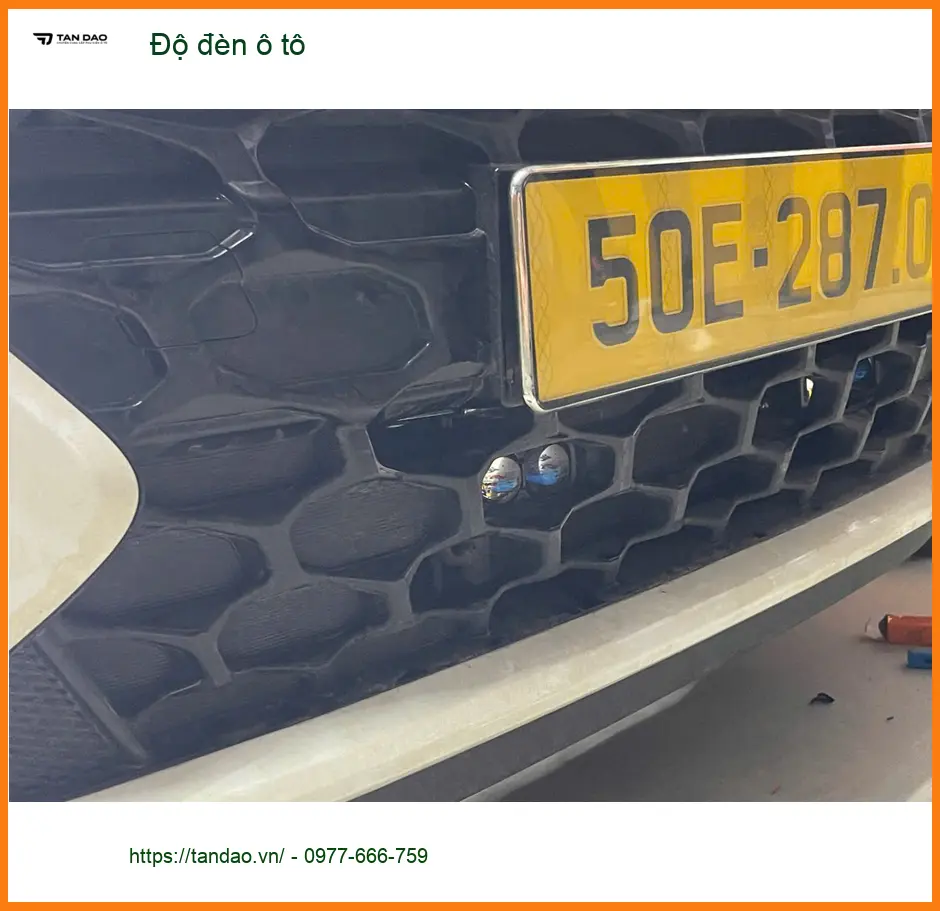 Anh Khải độ đèn ô tô Hyundai Creta tại Quận 5 cần sáng hơn khi đi đêm ảnh thực tế 2
