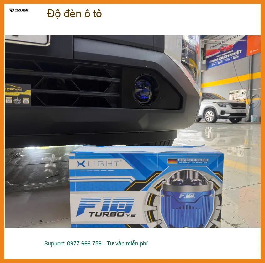 Anh Khải độ đèn ô tô Honda CR-V tại Quận 7 để cải thiện tầm nhìn ban đêm