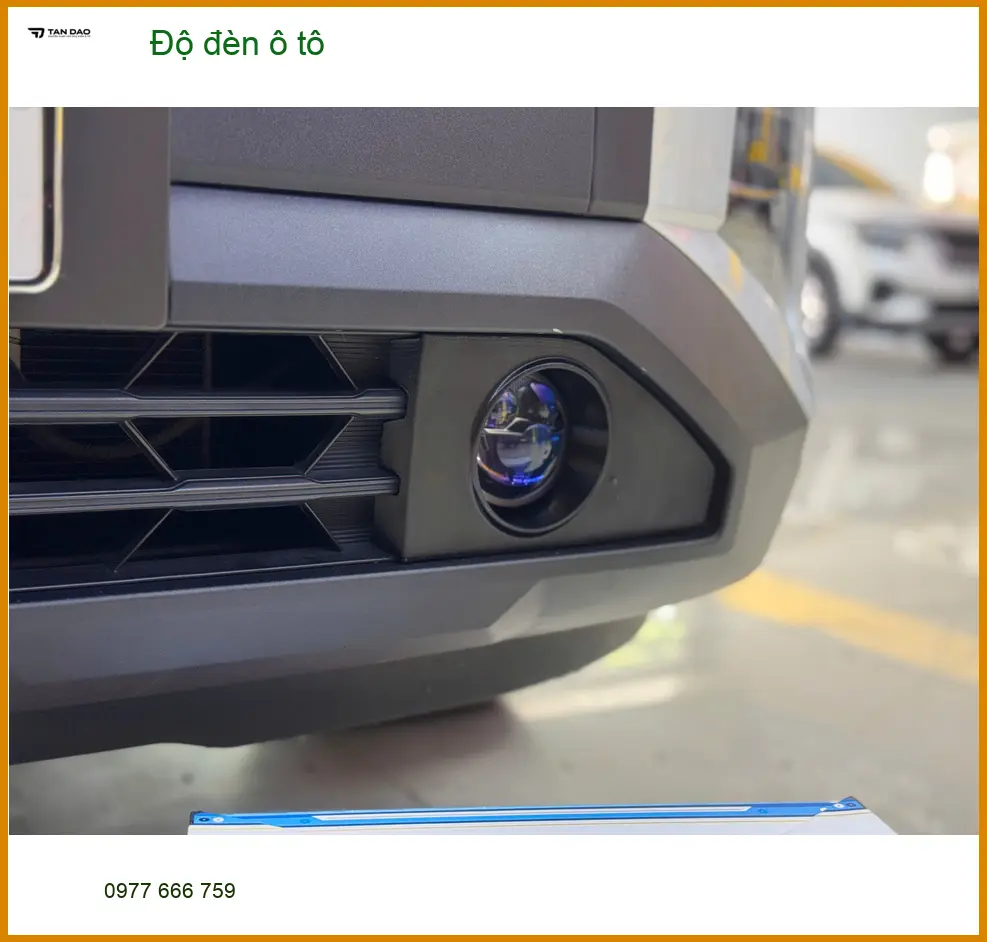 Anh Khải độ đèn ô tô Honda CR-V tại Quận 7 để cải thiện tầm nhìn ban đêm ảnh thực tế 4
