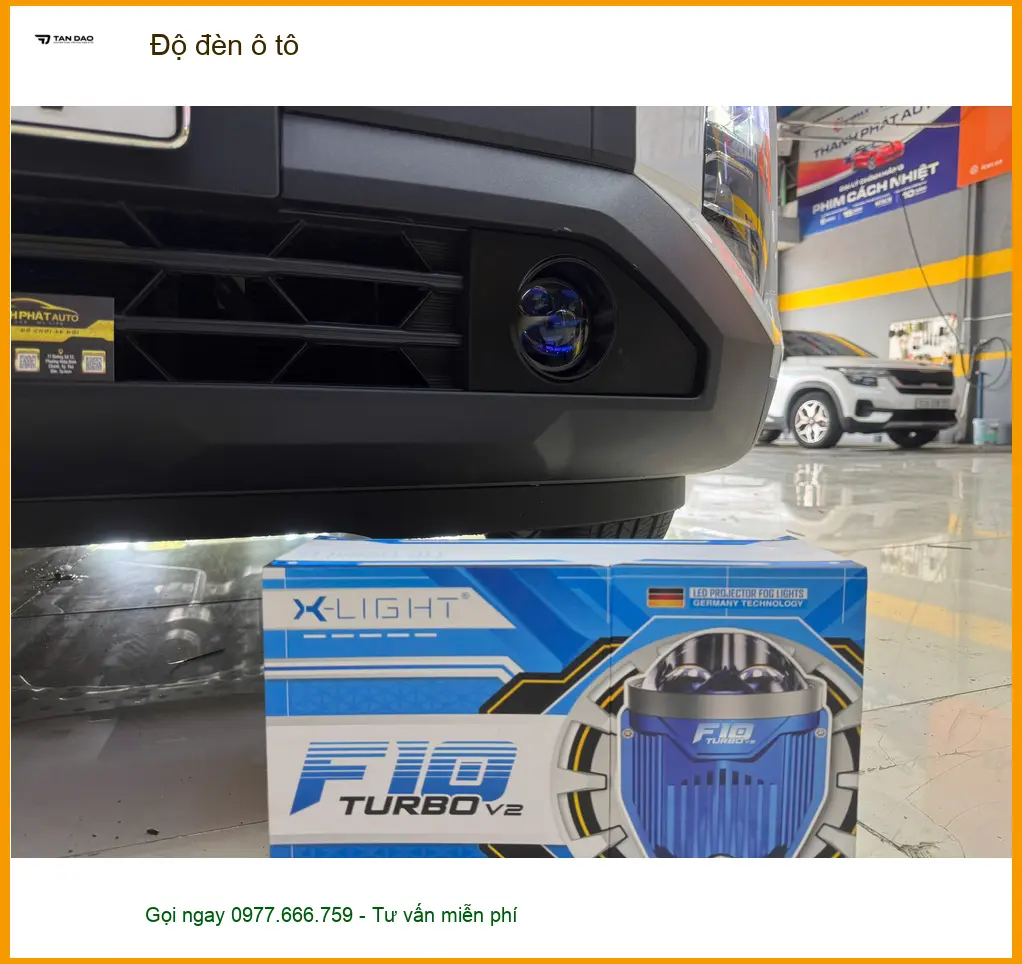 Chú Hưng độ đèn ô tô cho Toyota Camry ở Quận 9 để cải thiện tầm nhìn ban đêm ảnh thực tế 2