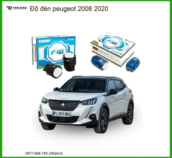 Độ Đèn Peugeot 2008 2020 - Địa Chỉ Độ Uy Tín TPHCM