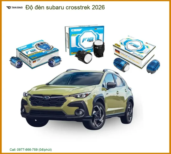 Độ Đèn Bi LED Subaru Crosstrek 2026 - Trung Tâm Nâng Cấp Chính Hãng TPHCM