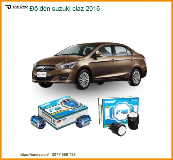 Độ Đèn Bi LED Suzuki Ciaz 2016 - Địa Chỉ Chuyên Nâng Cấp Đèn Chính Hãng TPHCM