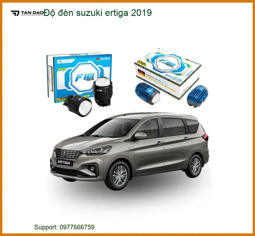 Độ Đèn LED Xe Suzuki Ertiga 2019 - Địa Chỉ Lắp Đặt Chính Hãng TPHCM