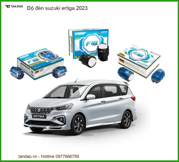 Độ Đèn Bi-LED Suzuki Ertiga 2023 - Trung Tâm Nâng Cấp Ánh Sáng Uy Tín TPHCM