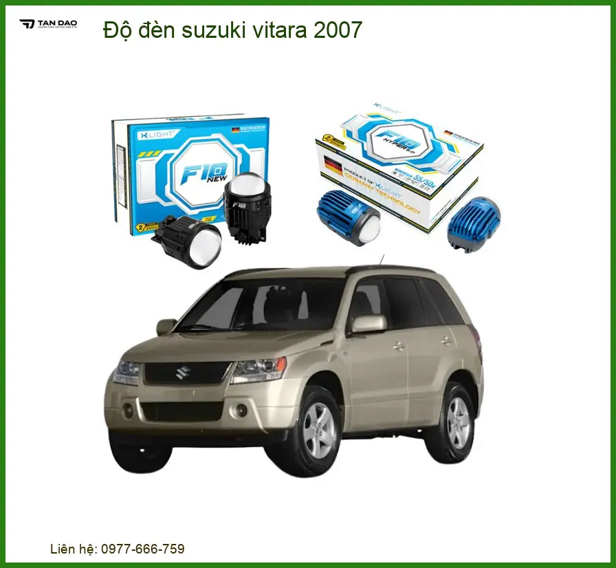 Độ đèn Suzuki Vitara 2007 - Địa Chỉ Gắn Đèn Chính Hãng Uy Tín TPHCM