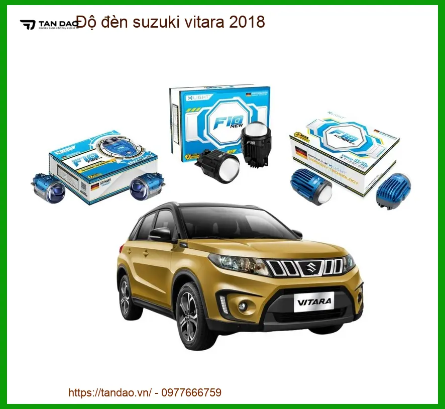 Độ Đèn Xe Suzuki Vitara 2018 - Địa Chỉ Chuyên Nâng Cấp Đèn Xe Uy Tín TPHCM