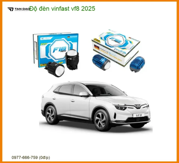 Độ Đèn Vinfast VF8 2025 - Trung Tâm Độ Uy Tín Giá Tốt TPHCM