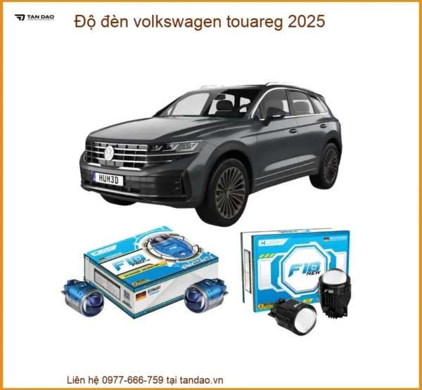 Nâng Cấp Đèn Bi LED Volkswagen Touareg 2025 - Trung Tâm Gắn Uy Tín TPHCM