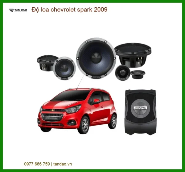 Độ Loa Chevrolet Spark 2009 - Trung Tâm Lắp Đặt Loa Chính Hãng TPHCM