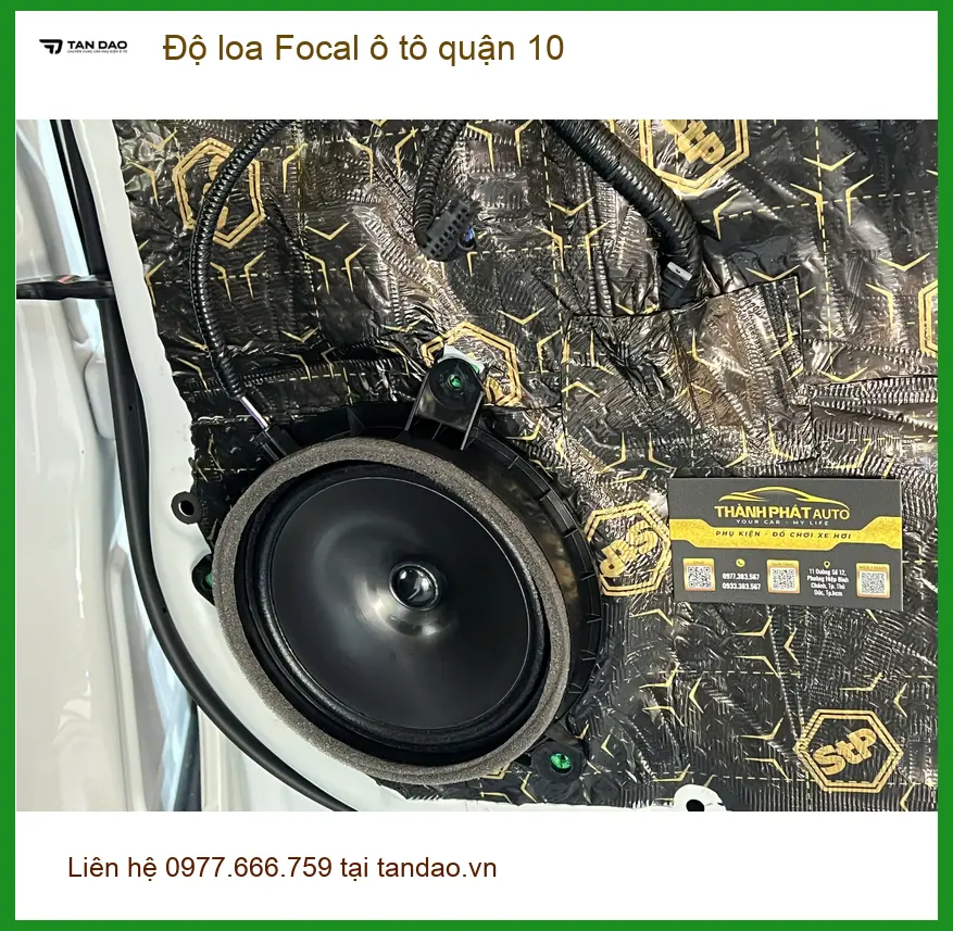 Trung Tâm Độ Loa Ô Tô loa Focal ô tô quận 10 - Thi Công Chuyên Nghiệp ảnh thực tế 2