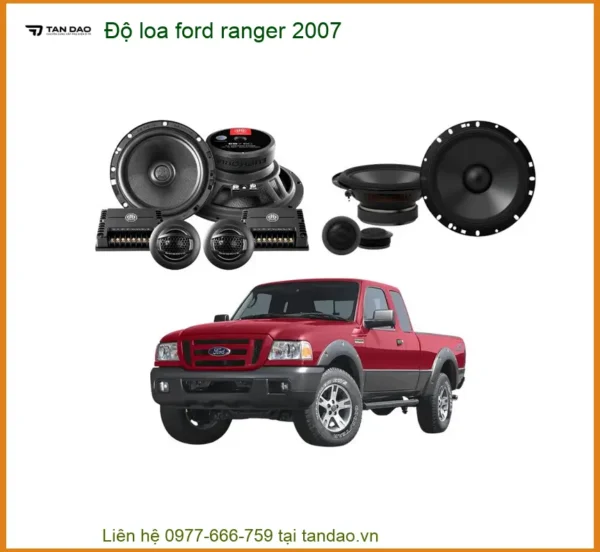 Độ Loa Ford Ranger 2007 - Địa Chỉ Lắp Đặt Hệ Thống Âm Thanh Cao Cấp TPHCM