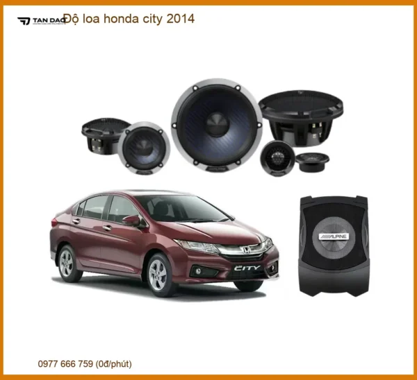 Độ Loa Honda City 2014 - Địa Chỉ Lắp Đặt Uy Tín TPHCM