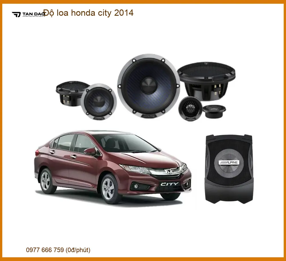 Độ Loa Honda City 2014 - Địa Chỉ Lắp Đặt Uy Tín TPHCM