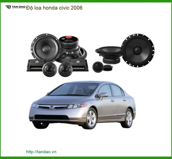 Độ Loa Nghe Nhạc Hay Cho Honda Civic 2006 - Nơi Nâng Cấp Chính Hãng TPHCM