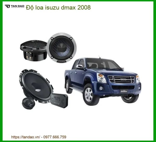 Độ Loa Isuzu Dmax 2008 - Trung Tâm Lắp Đặt Loa Chính Hãng TPHCM