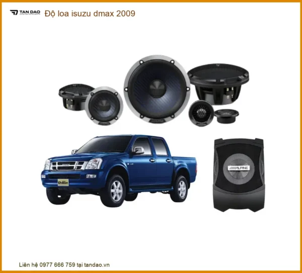 Độ Loa Ô Tô Isuzu Dmax 2009 - Địa Chỉ Nâng Cấp Âm Thanh Uy Tín TPHCM