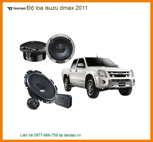 Độ Loa Isuzu Dmax 2011 - Địa Chỉ Lắp Đặt Nâng Cấp Loa Ô Tô Uy Tín TPHCM