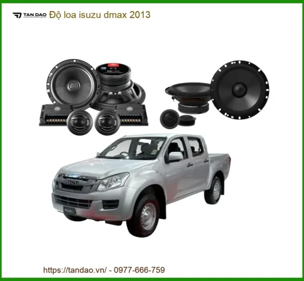 Độ Loa Âm Thanh Ô Tô Isuzu Dmax 2013 - Trung Tâm Lắp Đặt Chính Hãng TPHCM