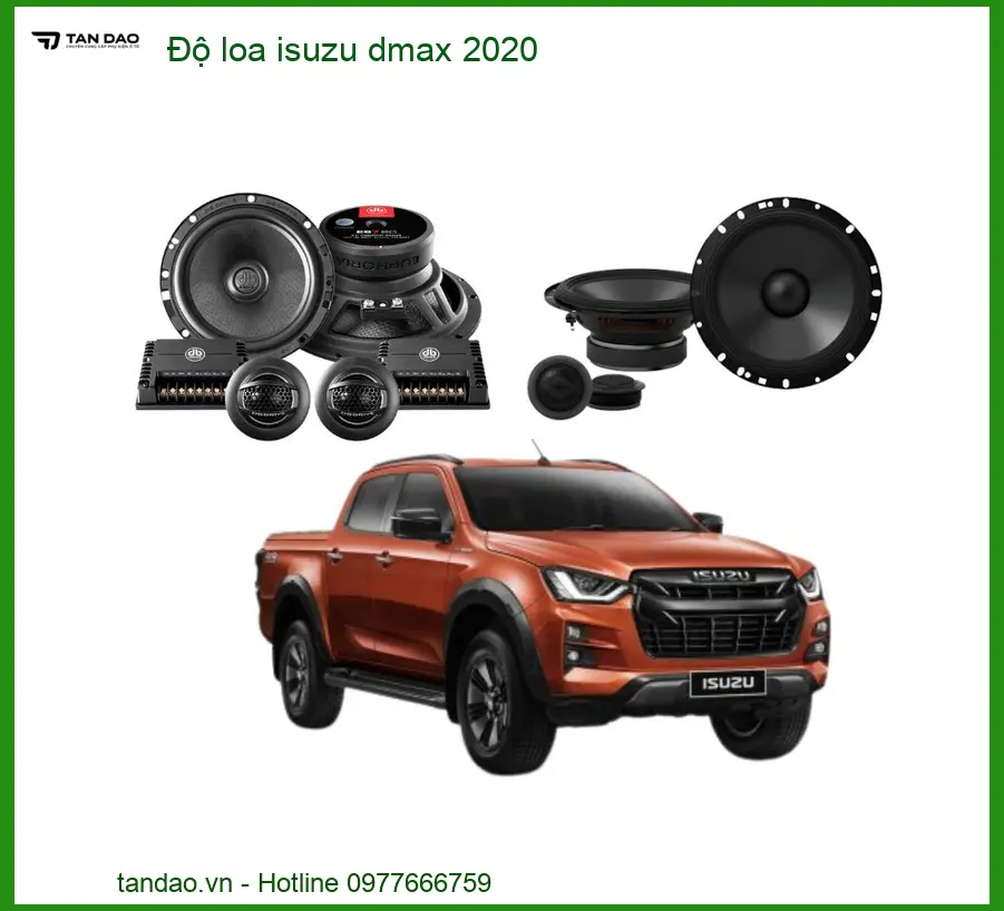 Độ Loa Isuzu Dmax 2020 - Nơi Chuyên Nâng Cấp Loa Chính Hãng Tại TPHCM