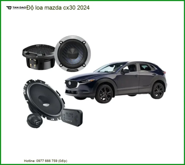 Độ Loa Sub, Loa Cánh Mazda CX30 2024 - Trung Tâm Nâng Cấp Âm Thanh Cao Cấp TPHCM