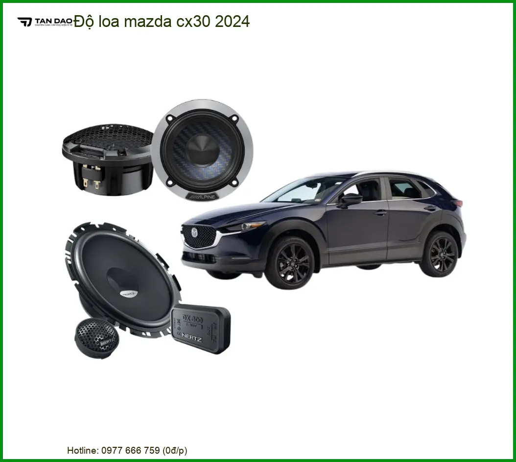 Độ Loa Sub, Loa Cánh Mazda CX30 2024 - Trung Tâm Nâng Cấp Âm Thanh Cao Cấp TPHCM
