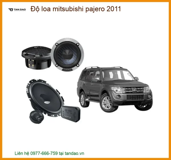 Độ Loa Mitsubishi Pajero 2011 - Địa Chỉ Lắp Đặt Chính Hãng Giá Tốt TPHCM