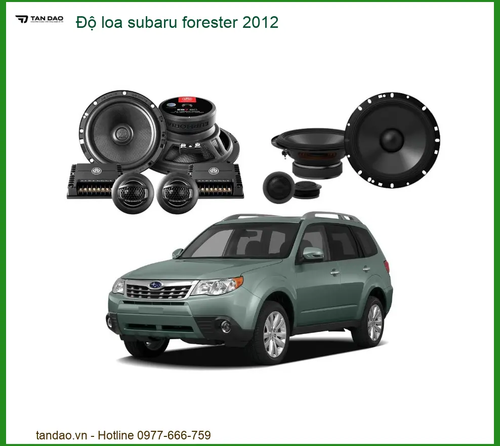 Độ Loa Sub Điện Cho Subaru Forester 2012 - Trung Tâm Nâng Cấp Uy Tín TPHCM