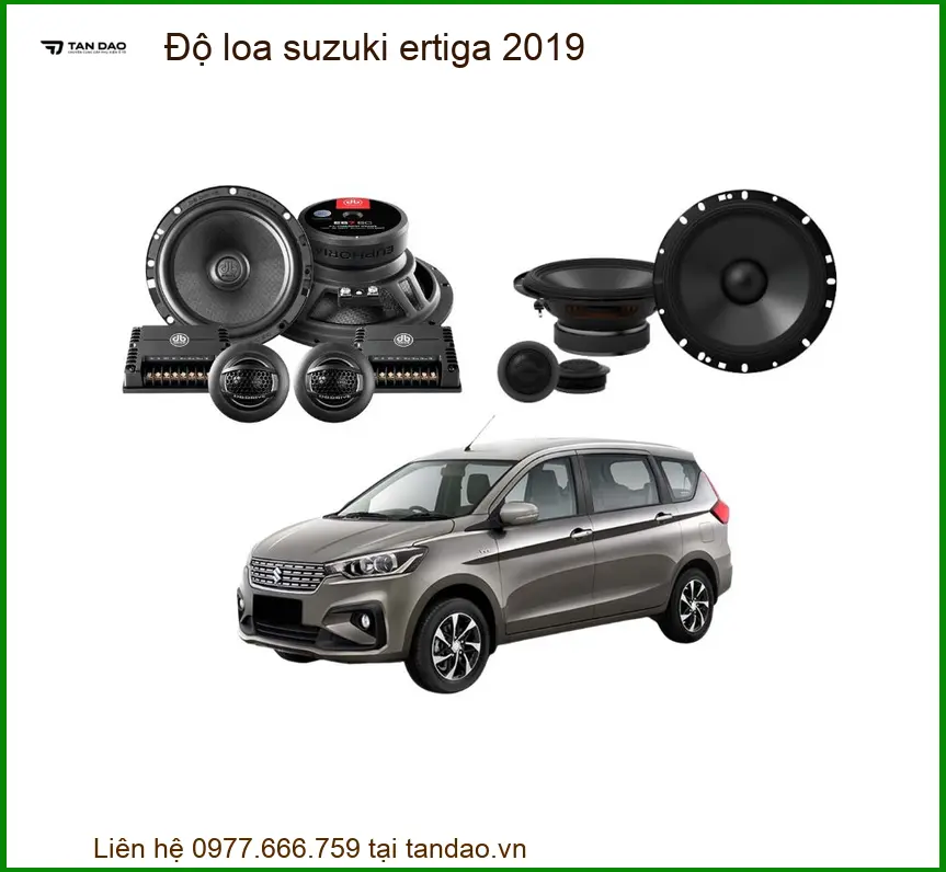 Hệ Thống Loa Độ Xe Suzuki Ertiga 2019 - Địa Chỉ Lắp Đặt Chính Hãng TPHCM