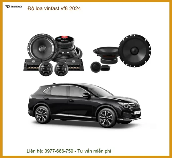 Dịch Vụ Độ Loa Âm Thanh Vinfast VF8 2024 - Trung Tâm Độ Uy Tín TPHCM