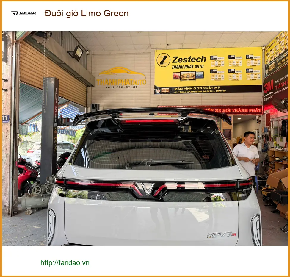 Chị Thảo lắp Đuôi gió Limo Green cho Hyundai Accent tại Quận 12 ảnh thực tế 2