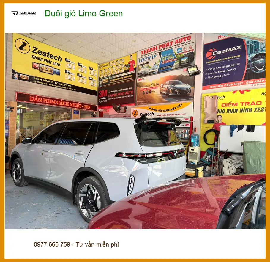 Chị Thảo lắp Đuôi gió Limo Green cho Hyundai Accent tại Quận 12 ảnh thực tế 3