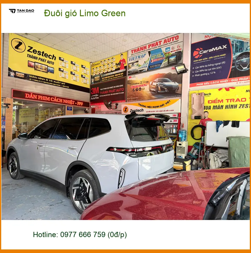Anh Tùng lắp Đuôi gió Limo Green cho Toyota Camry tại Quận Tân Bình ảnh thực tế 2