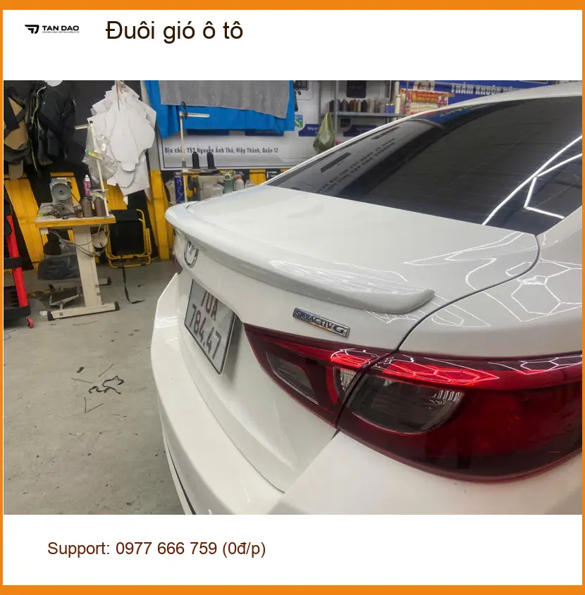 Anh Khang lắp đuôi gió ô tô Hyundai Accent ở Quận 11 cho xe thêm cá tính ảnh thực tế 2