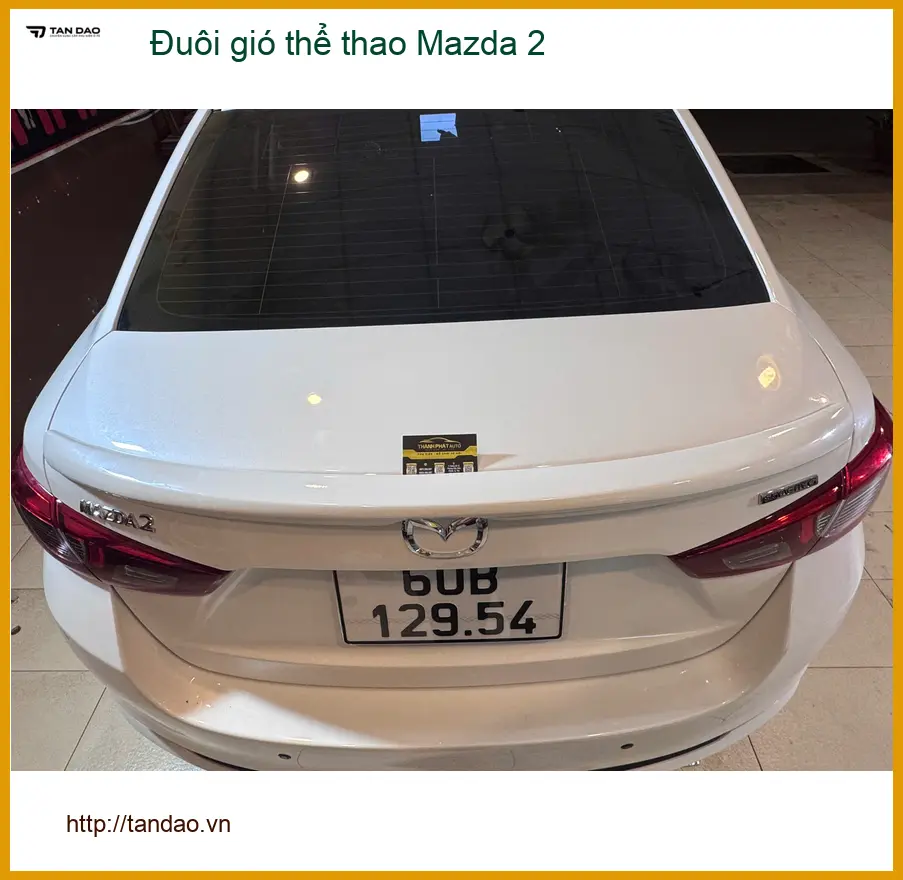 Anh Khải lắp đuôi gió thể thao cho Mazda 2 ở Quận 1 để xe trông cá tính hơn ảnh thực tế 3
