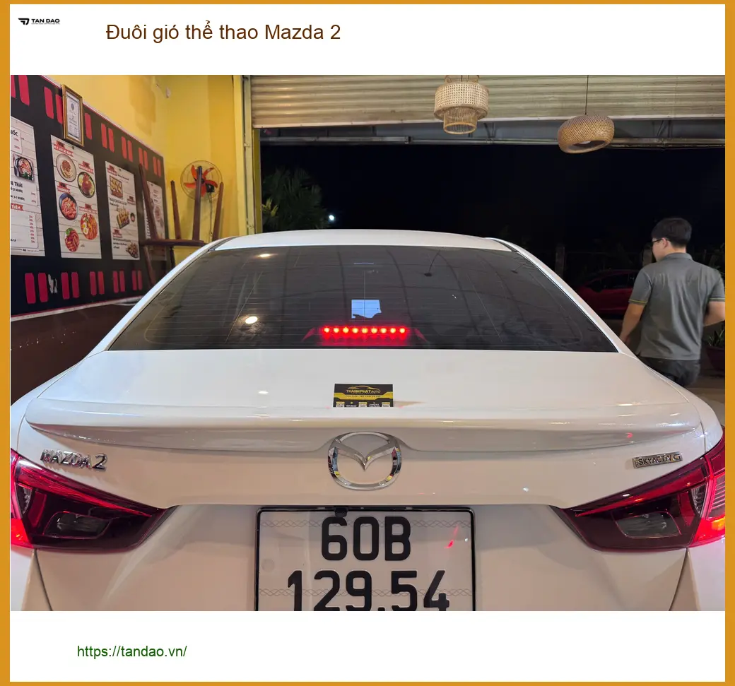 Anh Khang độ đuôi gió thể thao Mazda 2 Quận Bình Tân tăng vẻ cá tính ảnh thực tế 2