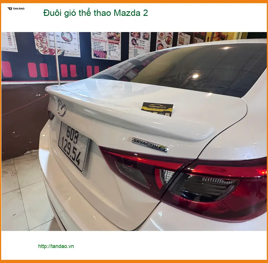 Anh Khang độ đuôi gió thể thao Mazda 2 Quận Bình Tân tăng vẻ cá tính ảnh thực tế 3