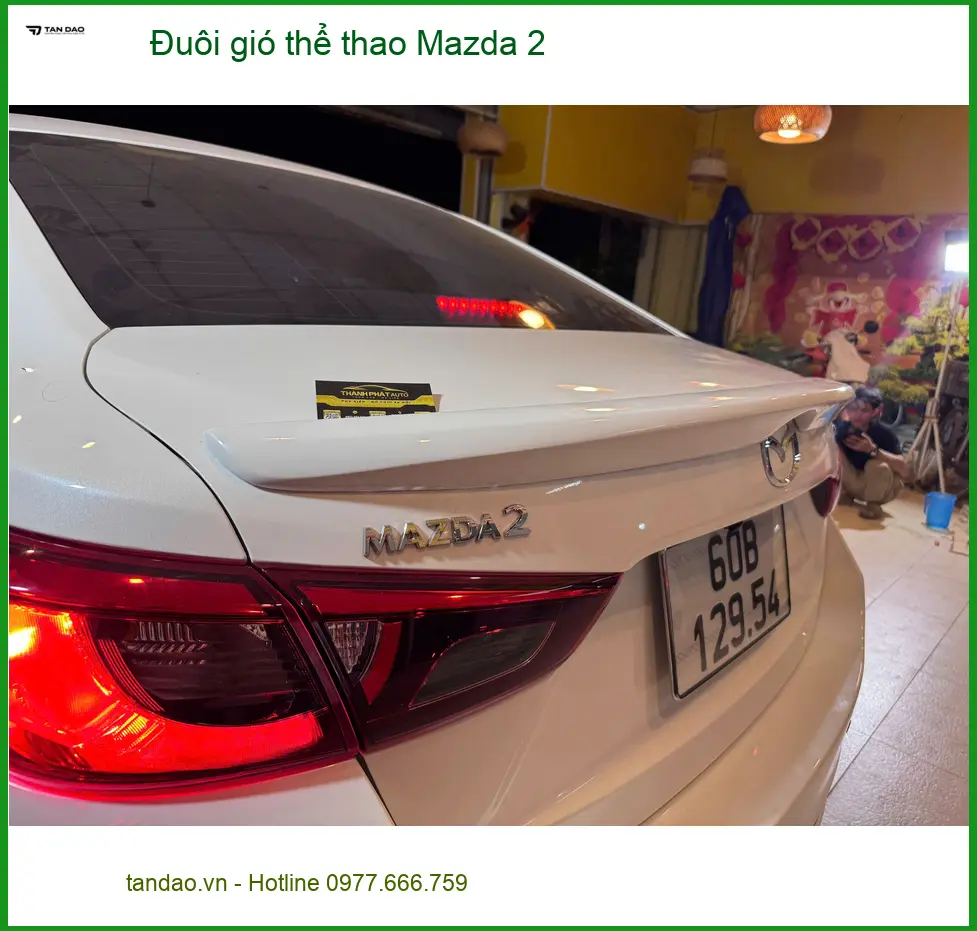 Anh Khang độ đuôi gió thể thao Mazda 2 Quận Bình Tân tăng vẻ cá tính ảnh thực tế 4
