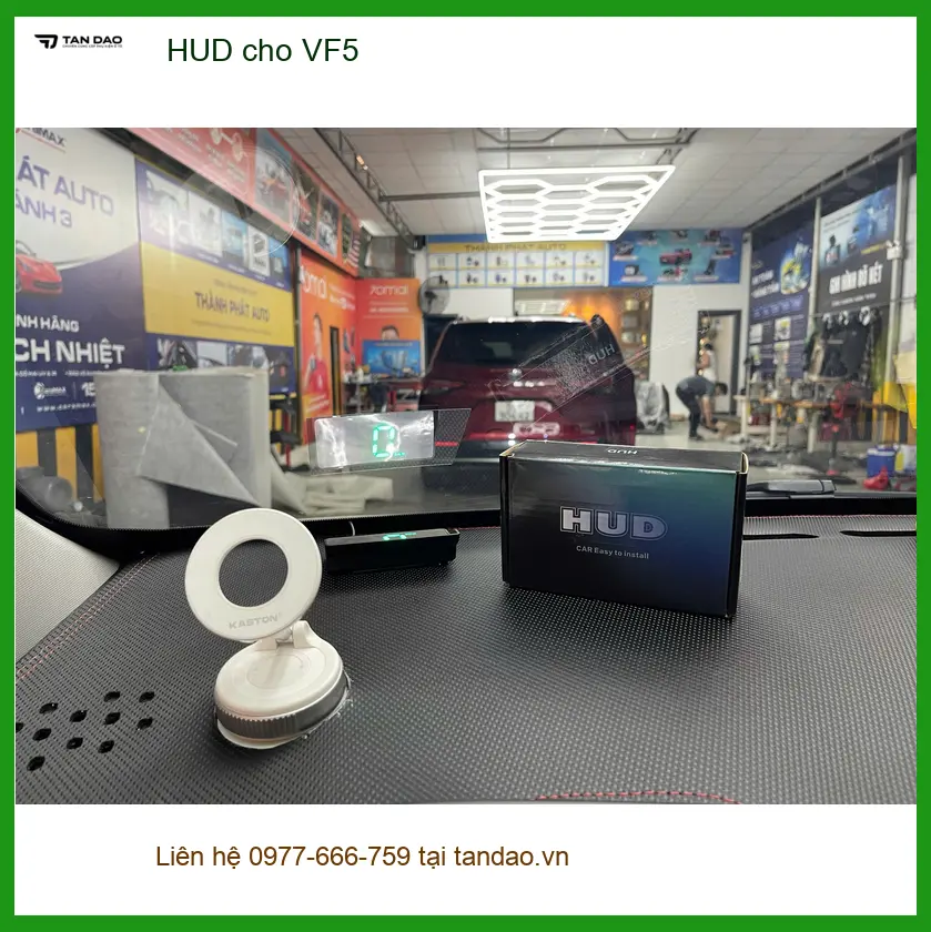 Anh Duy lắp HUD hiển thị thông số cho VF5 tại Quận Nhà Bè ảnh thực tế 4