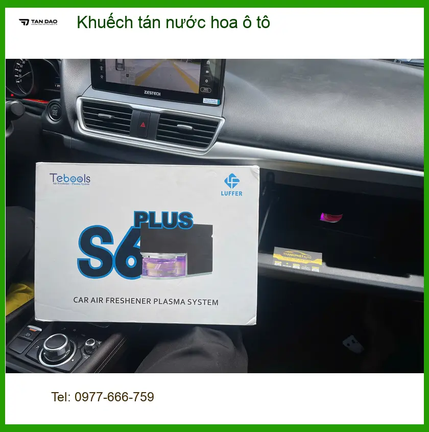 Chị Mai lắp khuếch tán nước hoa ô tô cho Honda CRV ở Quận Thủ Đức. ảnh thực tế 2