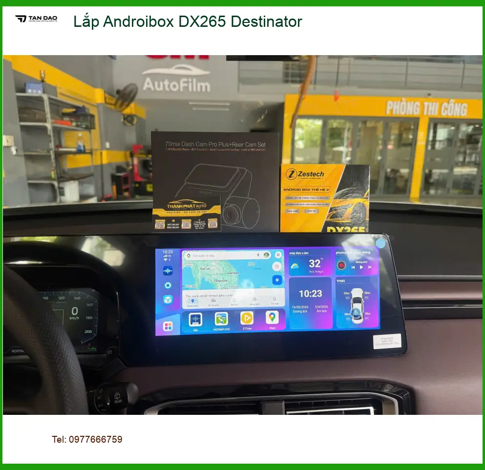 Anh Phát lắp Androibox DX265 Destinator cho Honda HR-V tại Quận 10 ảnh thực tế 4
