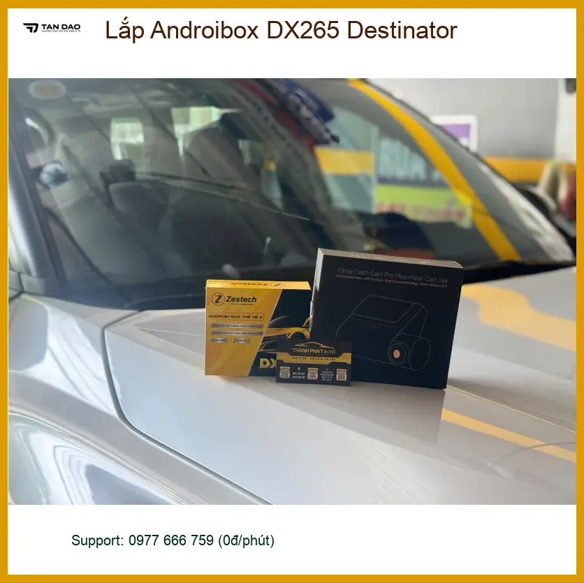 Anh Khang lắp Androibox DX265 Destinator cho Outlander tại Cần Giờ ảnh thực tế 4