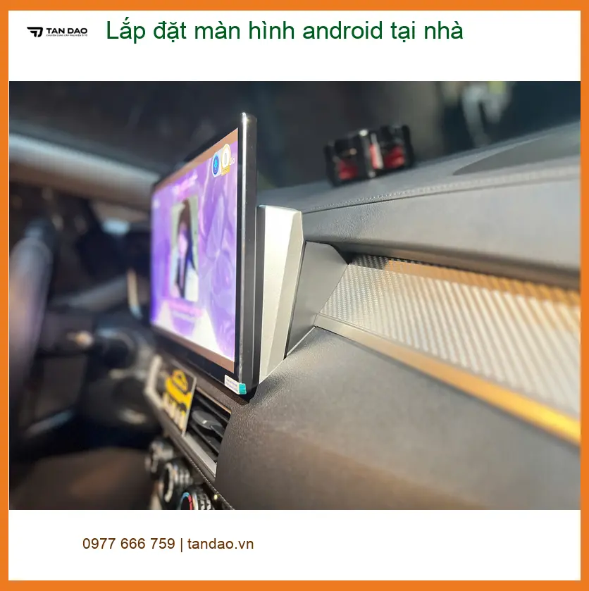 Anh Phong lắp màn hình Android cho Hyundai Creta tại nhà Quận 2 để tiện công việc ảnh thực tế 2