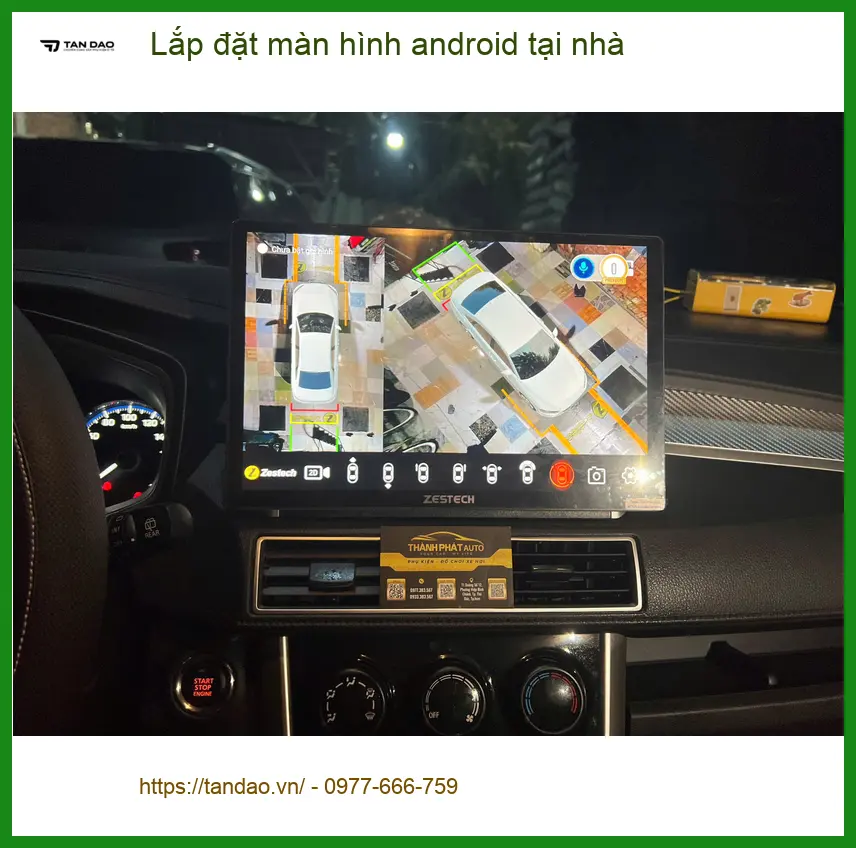 Anh Vĩnh lắp màn hình Android Hyundai Creta tại nhà Quận Củ Chi tiện lợi ảnh thực tế 3