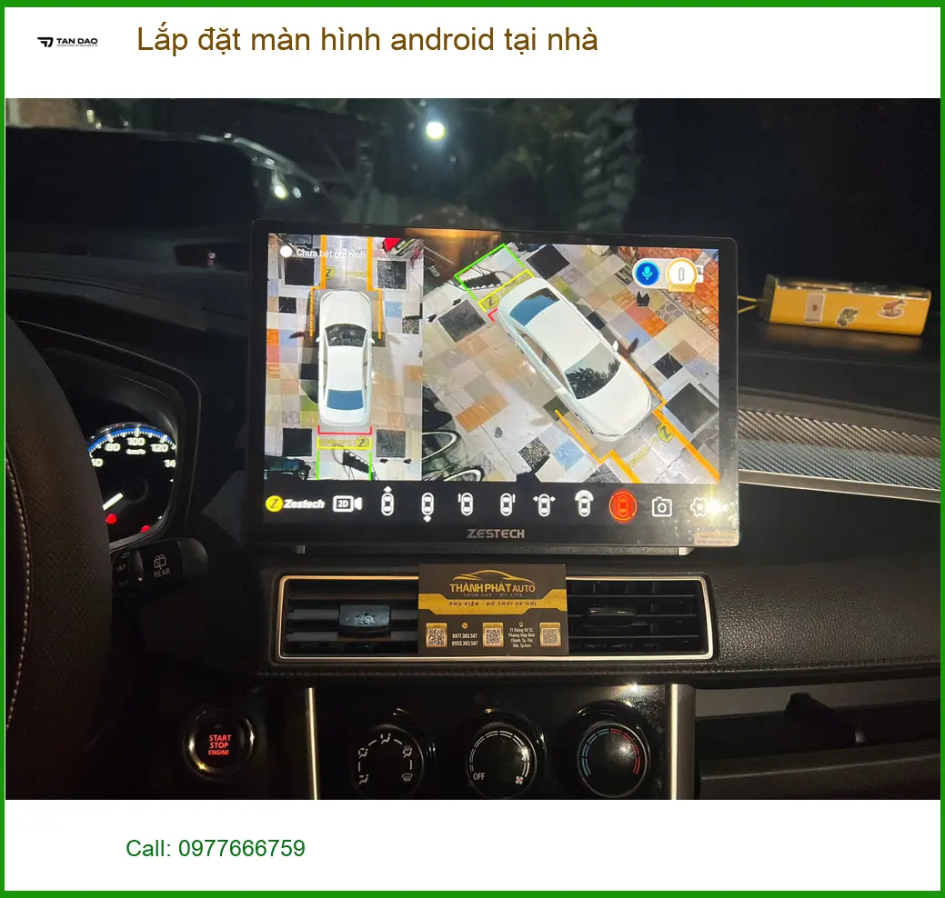 Anh Khang lắp màn hình Android cho Xpander Cross tại nhà Quận 5 ảnh thực tế 3